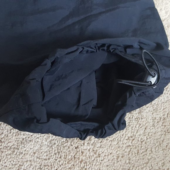 ZUMBA black drawstring pants nylon side back pockets X Large XL cargo athletic - Picture 8 of 12